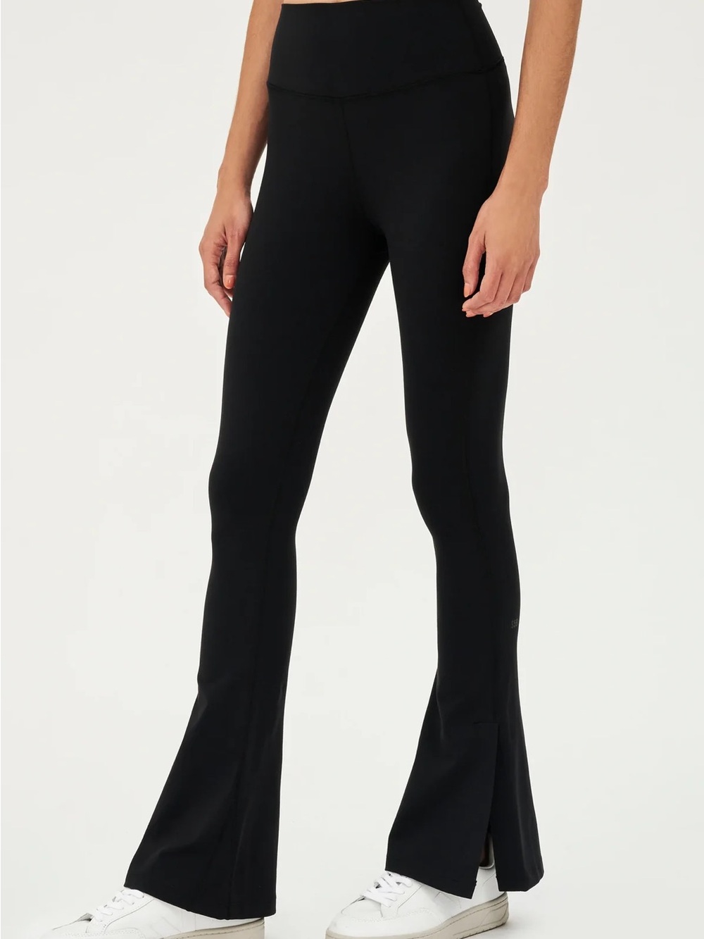 SPLITS59 Raquel Split Hem Flare Black Pant Size Medium